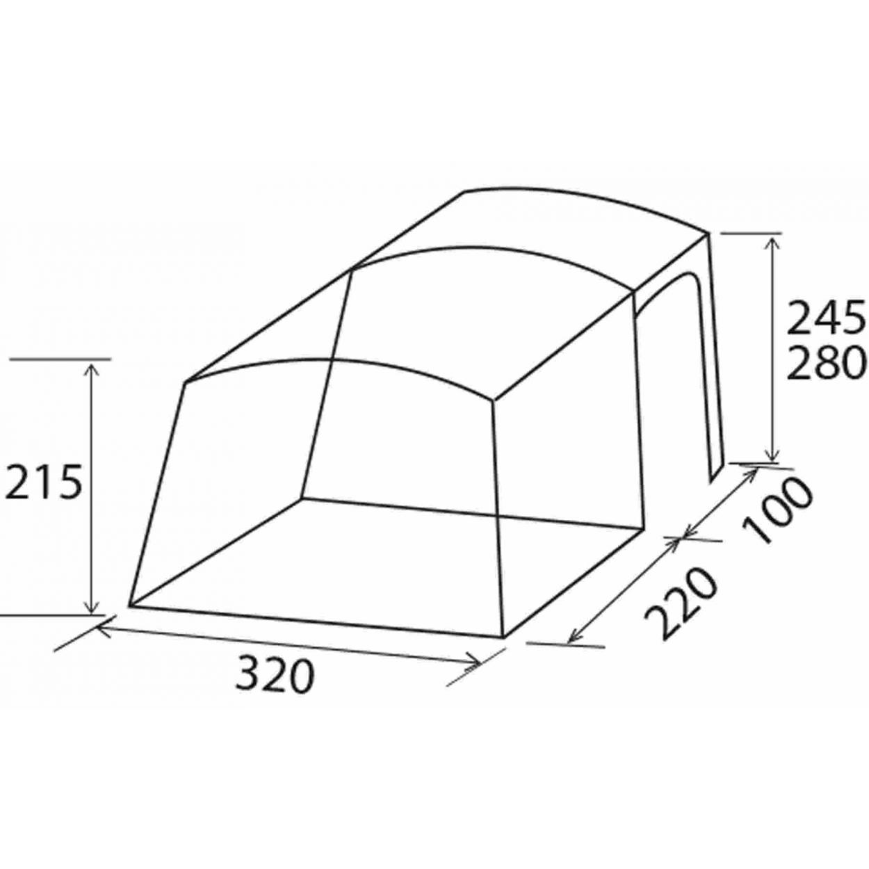Offerta prezzo per tenda veranda per furgoni minivan Trail Brunner