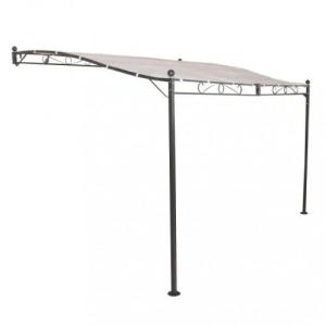 GAZEBO PERGOLA ADDOSSATO 3,5 x 2,5 - ANTRACITE COSMA