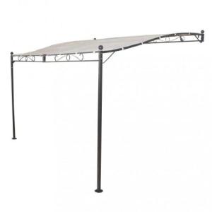 GAZEBO PERGOLA ADDOSSATO 3,5 x 2,5 - ANTRACITE COSMA 2