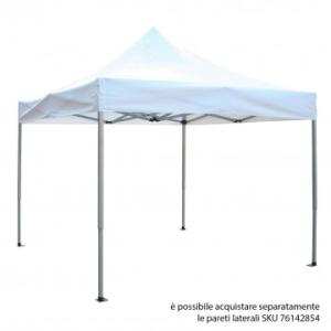 GAZEBO PIEGHEVOLE PROFESSIONAL 3 X 4,5 - BIANCO 2