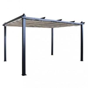 GAZEBO ASTORIA 3 X 4 ANTRACITE TELO BEIGE - ANTRACITE COSMA 2