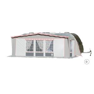 Veranda per Roulotte Modulare PASION 300 modello Modularis Ratio 2